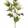 Эрингиум (Синеголовник) искусственный цветок 65H белый (3 веточки)