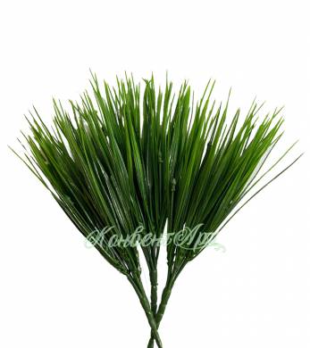 Кустик травы Осоки искусственной зеленый Н30 см