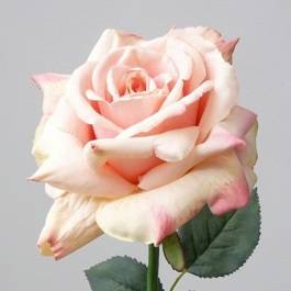 Роза искусственная Королевская 14Dx67Н розовая