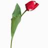 Тюльпан красный в наборе 5 шт. весенние искусственные цветы для декора Н60 см