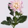 Георгин 75H розовый (1 искусственный цветок+2 бутона)