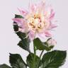 Георгин 75H розовый (1 искусственный цветок+2 бутона)