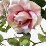 Роза плетистая Диана в наборе 3 шт. нежно-розовые искусственные цветы для декора Н75 см 