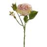 Искусственная роза с бутоном "Анна" 8Dx37H персиковая