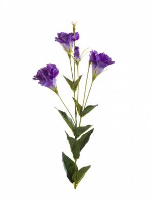 Эустома искусственная (3 цветка 2 бутона) 85Н фиолетовый