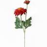 Георгин красный цветок искусственный осенний Н55 см