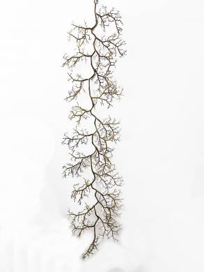 Ветка- коряга декоративная искусственная лиана св.коричневая Н150см
