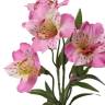 Искусственный цветок Альстромерия "Белла" 75H розовая (5 искусственных цветков 3 бутона 18 листьев)