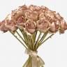 Искусственные розы Ретро Романс розовый в бутоне 25шт. 58Н   