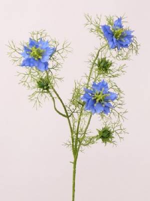 Нигелла 61H голубой (3 искусственных цветка)
