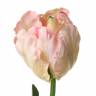 Тюльпан попугай искусственный цветок 5Dx62H розовый (2 листа)