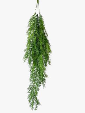 Аспарагус Шпренгера ампельный зеленый 3 ветки Н105 см искусственный