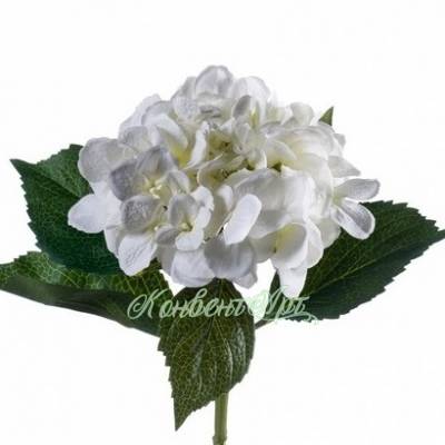Гортензия 17Dx53H кремовый искусственный цветок (5 листов)