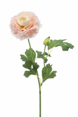 Ранункулюс (Лютик) искусственный цветок розовый, D10 H53 см