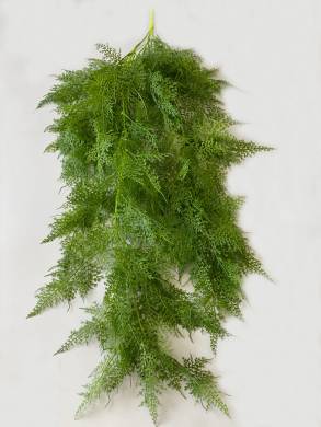 Аспарагус искусственный перистый куст ампельный зеленый Н90см