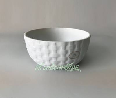 Кашпо Кируна (керамика) D21хН9 см белый